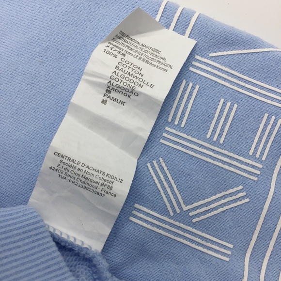 Kenzo Boys’ Graphic Logo Sweater + Sweatpants in Light Blue Size 18mos - Picture 10 of 11